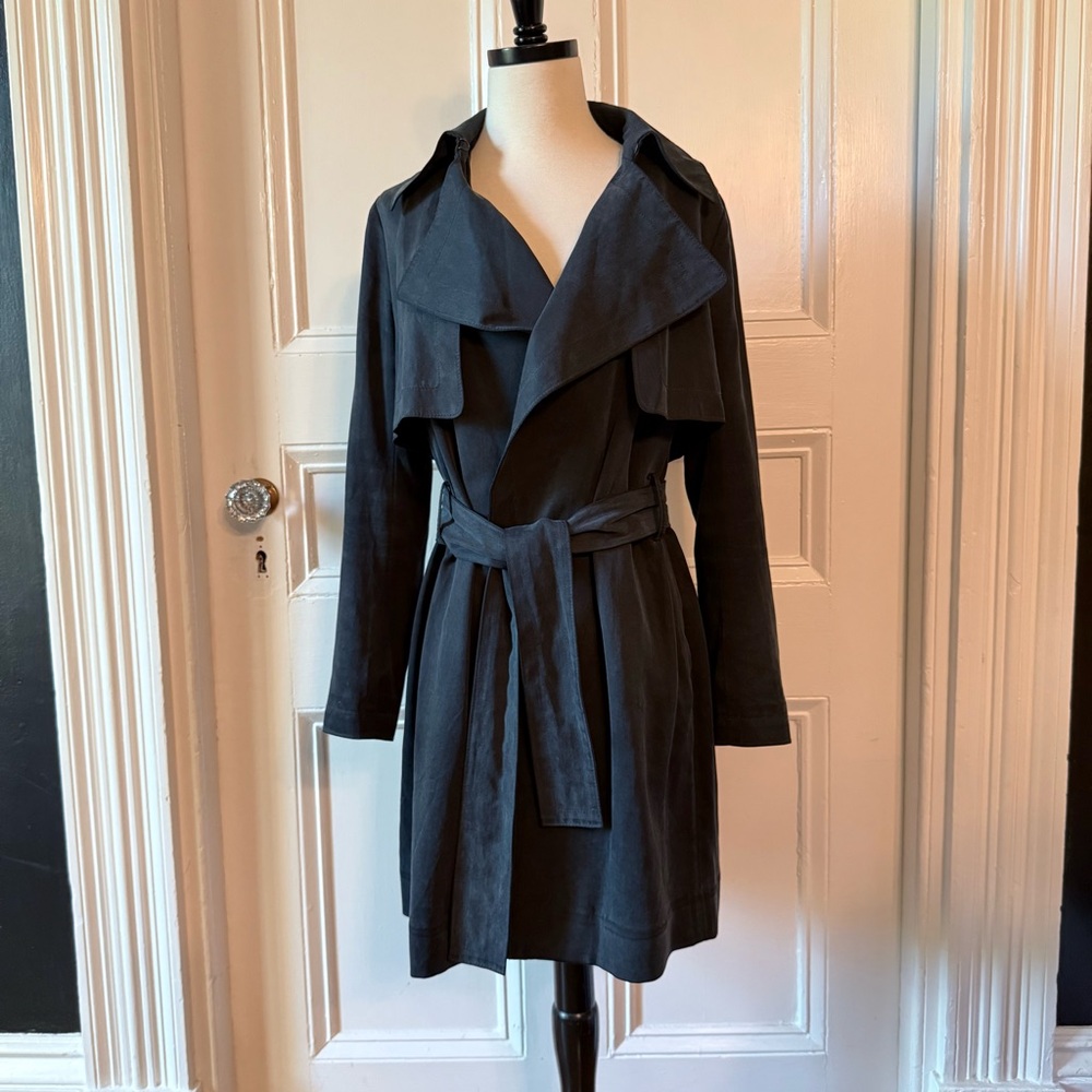 Club Monaco Dark Gray Trench Coat